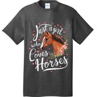 Just A Girl Who Loves Horses Horse T-Shirt