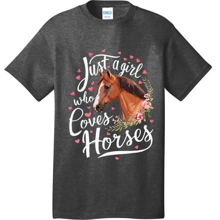 Just A Girl Who Loves Horses Horse T-Shirt