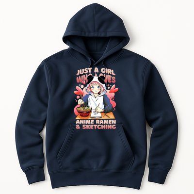 Just A Girl Who Loves Anime Ramen And Sketching Hoodie