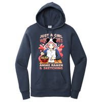 Just A Girl Who Loves Anime Ramen And Sketching Women's Pullover Hoodie