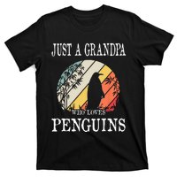 Just A Grandpa Who Loves Penguins T-Shirt