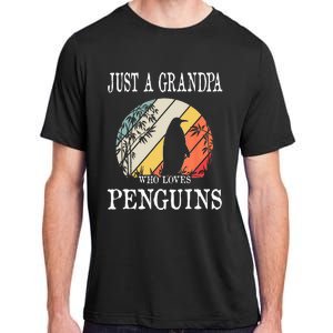 Just A Grandpa Who Loves Penguins Adult ChromaSoft Performance T-Shirt