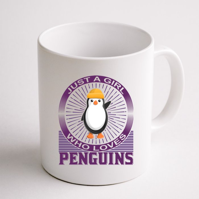 Just A Girl Who Loves Penguins Coffee Mug