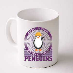 Just A Girl Who Loves Penguins Coffee Mug