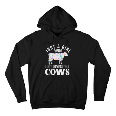 Just A Girl Who Loves Cows Hoodie