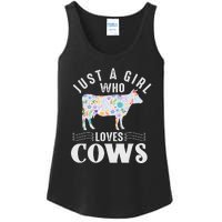 Just A Girl Who Loves Cows Ladies Essential Tank