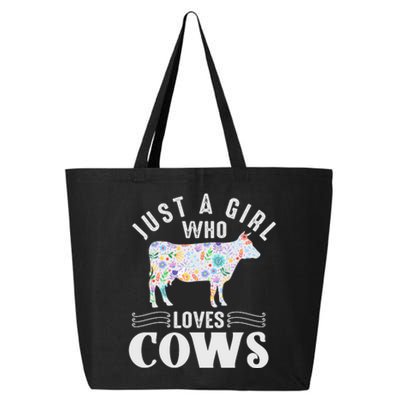 Just A Girl Who Loves Cows 25L Jumbo Tote