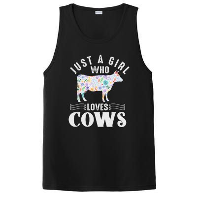 Just A Girl Who Loves Cows PosiCharge Competitor Tank