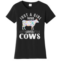 Just A Girl Who Loves Cows Women's T-Shirt