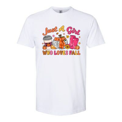 Just A Girl Who Loves Fall Softstyle CVC T-Shirt