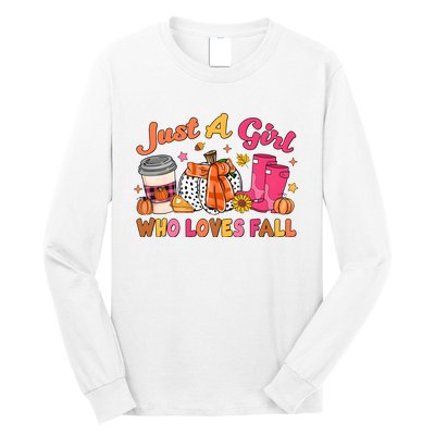 Just A Girl Who Loves Fall Long Sleeve Shirt