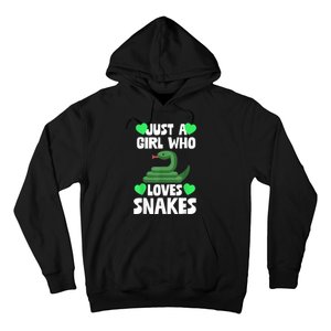 Just A Girl Who Loves Snakes Snake Lover Gift Hoodie