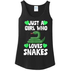 Just A Girl Who Loves Snakes Snake Lover Gift Ladies Essential Tank