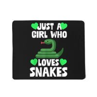 Just A Girl Who Loves Snakes Snake Lover Gift Mousepad