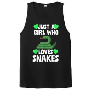 Just A Girl Who Loves Snakes Snake Lover Gift PosiCharge Competitor Tank