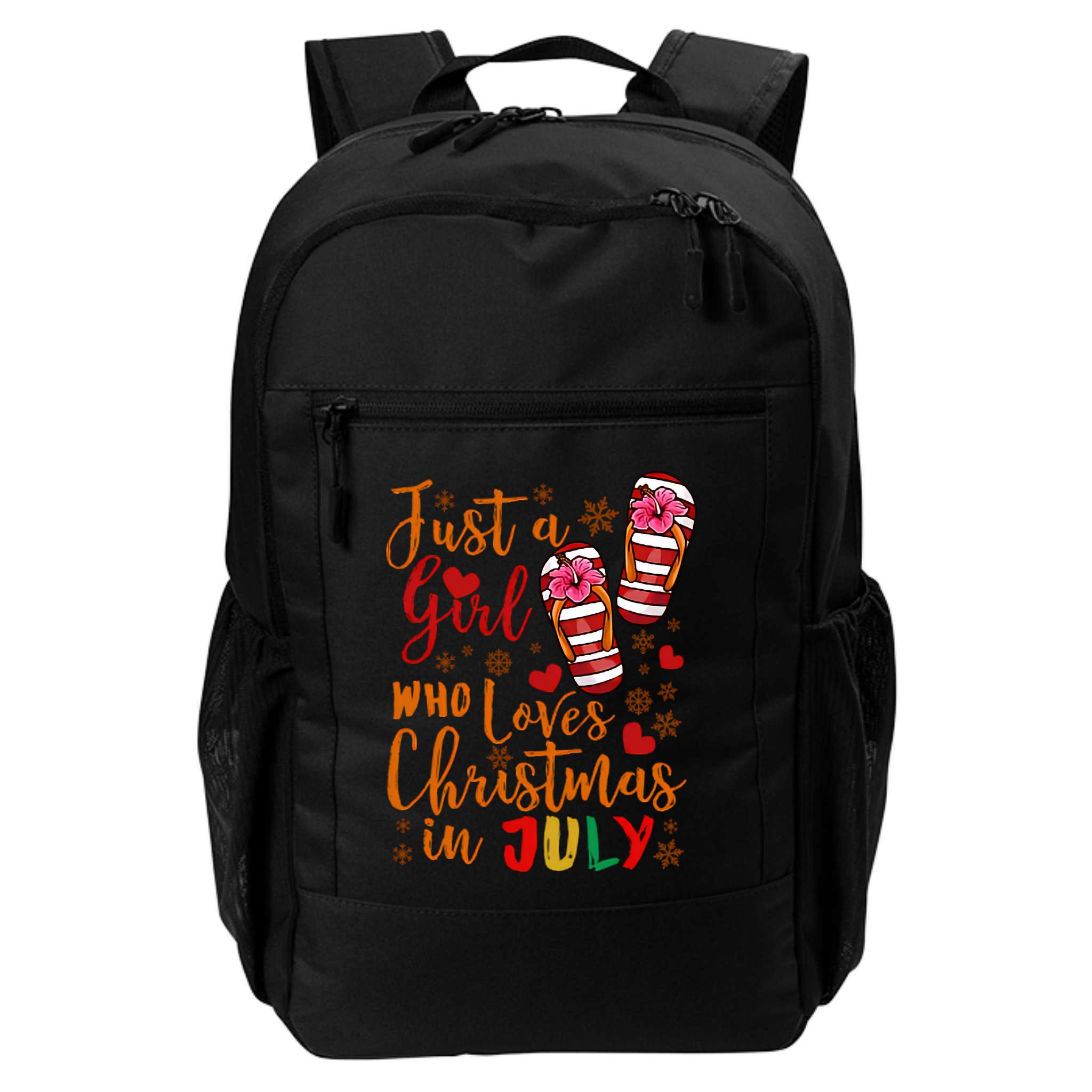 Just A Girl Who Loves Christmas In July Backpack