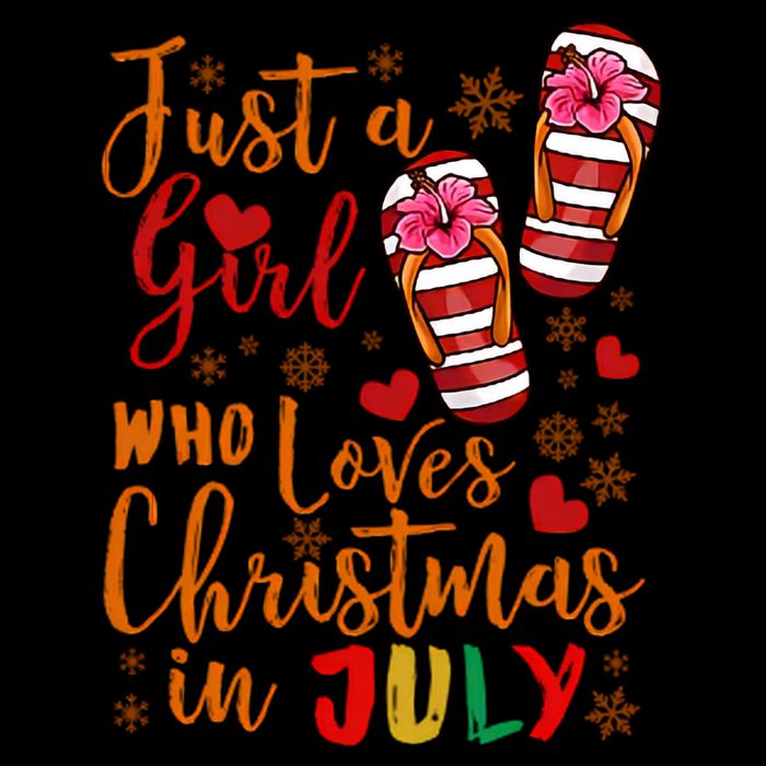 Just A Girl Who Loves Christmas In July Backpack