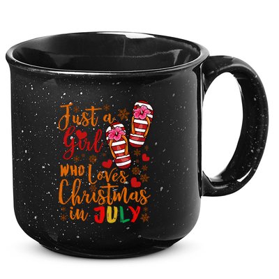 Just A Girl Who Loves Christmas In July 15oz Campfire Ceramic Mug