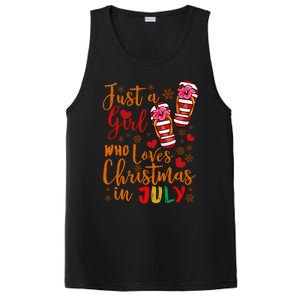 Just A Girl Who Loves Christmas In July PosiCharge Competitor Tank