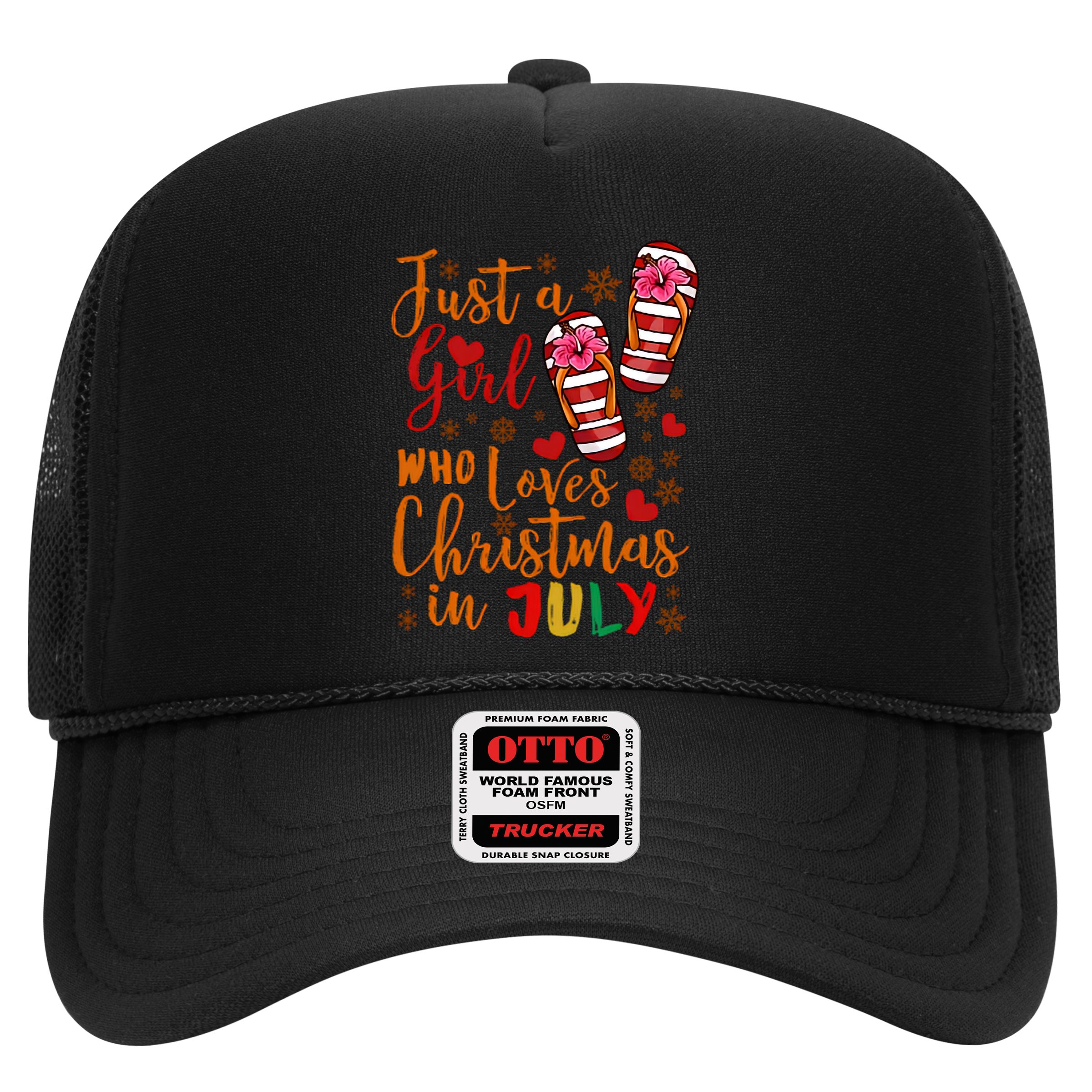 Just A Girl Who Loves Christmas In July Hat