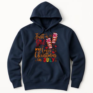 Just A Girl Who Loves Christmas In July Hoodie