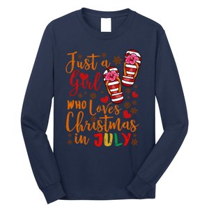 Just A Girl Who Loves Christmas In July Long Sleeve Shirt