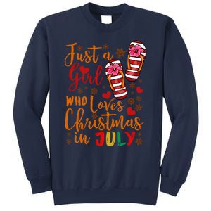 Just A Girl Who Loves Christmas In July Sweatshirt