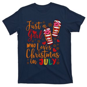 Just A Girl Who Loves Christmas In July T-Shirt