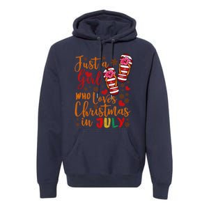 Just A Girl Who Loves Christmas In July Premium Hoodie