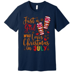 Just A Girl Who Loves Christmas In July Premium T-Shirt