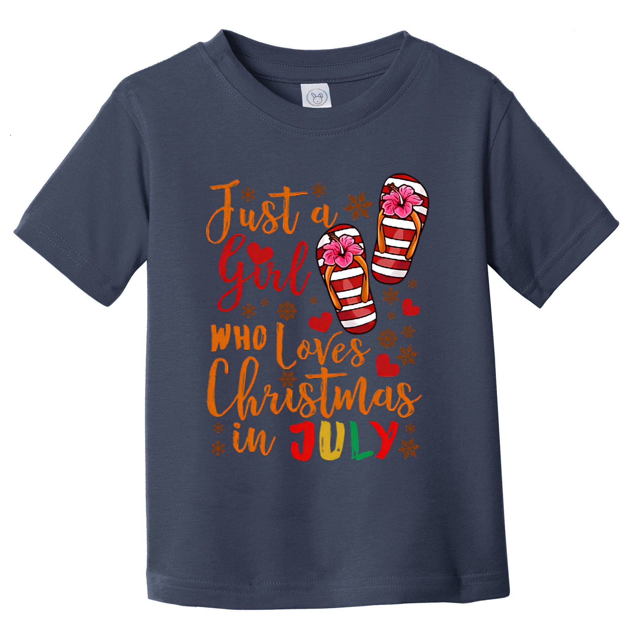 Just A Girl Who Loves Christmas In July Toddler T-Shirt