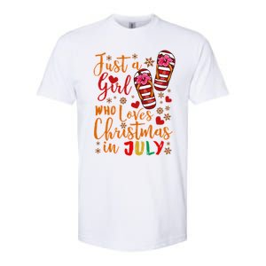 Just A Girl Who Loves Christmas In July Softstyle CVC T-Shirt