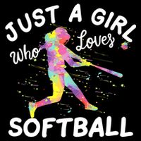 Just A Girl Who Loves Softball City Backpack