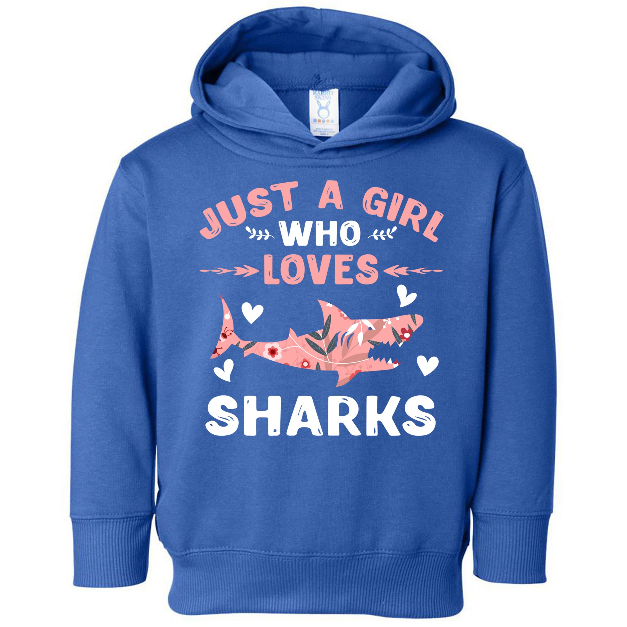 Just A Girl Who Loves Sharks Gift Shark Lover Cute Gift Toddler Hoodie