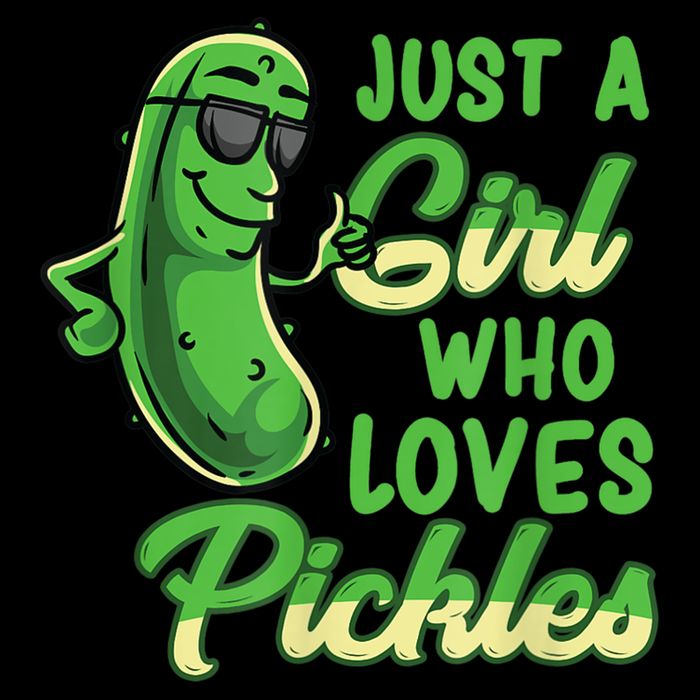 Just A Girl Who Loves Pickles Cute Pickle Girl 16 in Basic Backpack