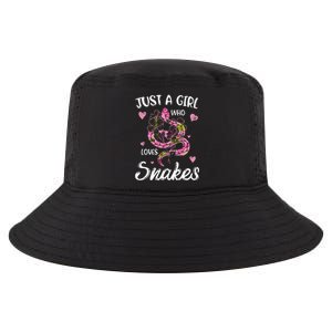 Just A Girl Who Loves Snakes Wo Snake Lover  Cool Comfort Performance Bucket Hat