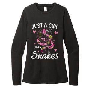 Just A Girl Who Loves Snakes Wo Snake Lover  Womens CVC Long Sleeve Shirt