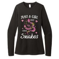 Just A Girl Who Loves Snakes Wo Snake Lover  Womens CVC Long Sleeve Shirt