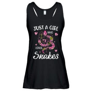 Just A Girl Who Loves Snakes Wo Snake Lover  Ladies Essential Flowy Tank