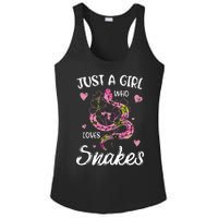 Just A Girl Who Loves Snakes Wo Snake Lover  Ladies PosiCharge Competitor Racerback Tank