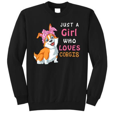 Just A Girl Who Loves Corgis Sweatshirt