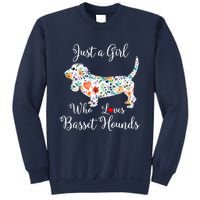 JUST A GIRL WHO LOVES BASSET HOUNDS Hoodie Sweatshirt