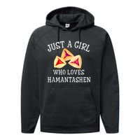 Just A Girl Who Loves Hamantashen Happy Purim Costume Party Performance Fleece Hoodie