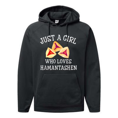 Just A Girl Who Loves Hamantashen Happy Purim Costume Party Performance Fleece Hoodie