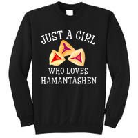 Just A Girl Who Loves Hamantashen Happy Purim Costume Party Sweatshirt