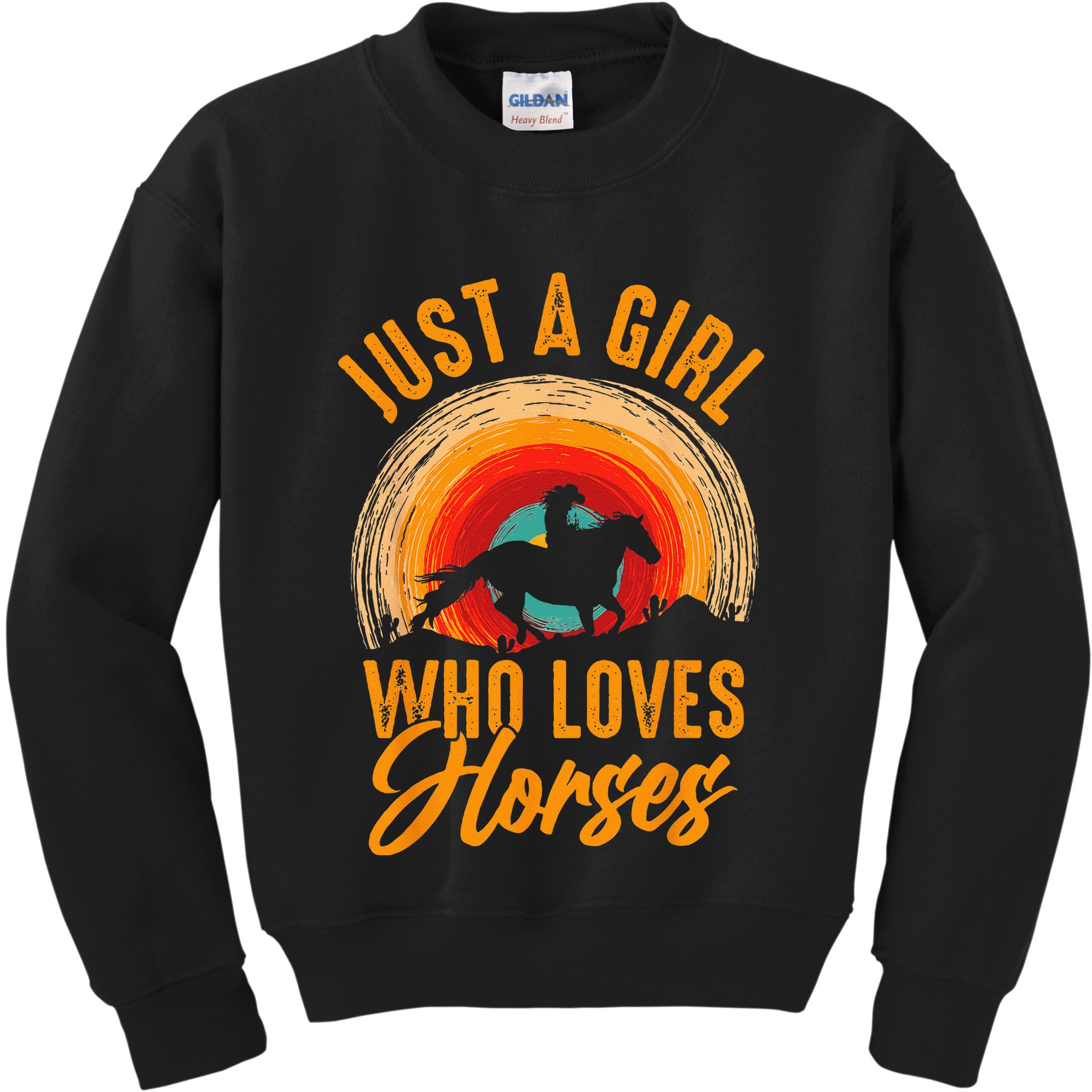 Just A Girl Who Loves Monkeys Cute Monkey Lover Kids Kids Sweatshirt