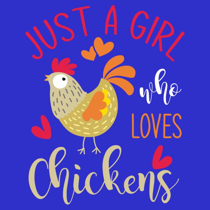 Just A Girl Who Loves Chickens Cool Gift 16 in Basic Backpack