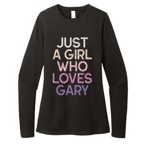 Just A Girl Who Loves Gary Name Womens CVC Long Sleeve Shirt