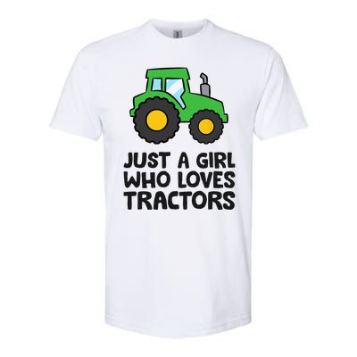 Just A Girl Who Loves Tractors Softstyle® CVC T-Shirt