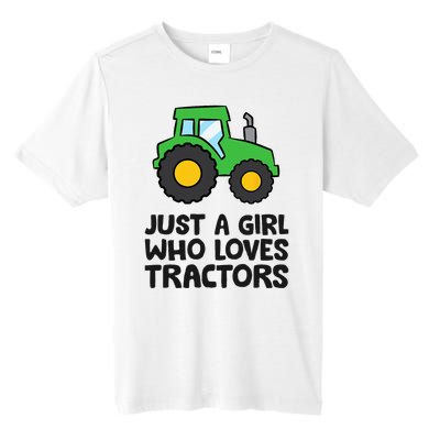 Just A Girl Who Loves Tractors Tall Fusion ChromaSoft Performance T-Shirt